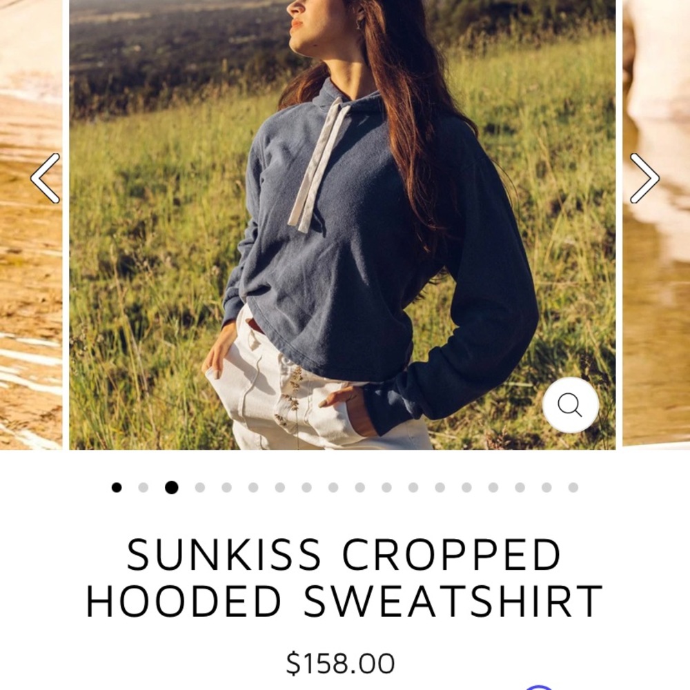 Jungmaven Sunkiss Cropped Hooded Sweatshirt